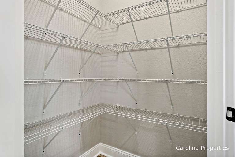 Large walk-in closets