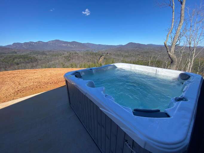 Relax in the hot tub