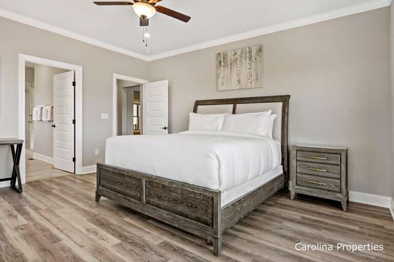 Upstairs king bedroom