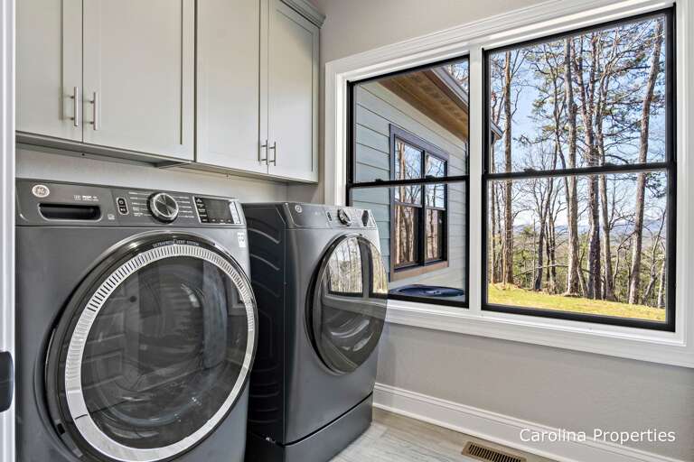 Full sized washer and dryer