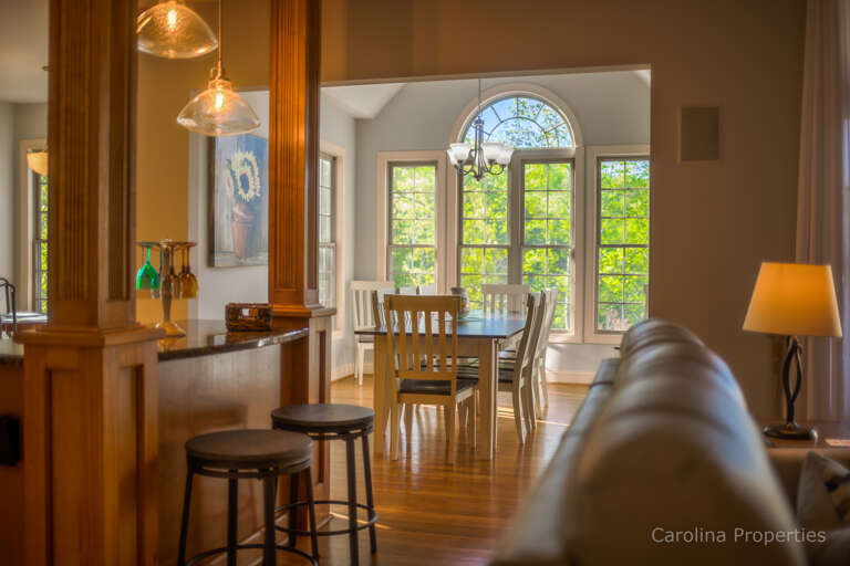 View into the dining room View into the dining room
