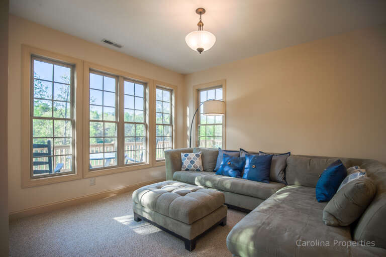 Lower level family room is super comfortable Lower level family room is super comfortable