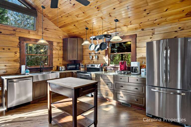 Fully functional kitchen