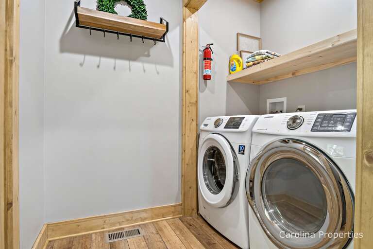 Full size washer and dryer