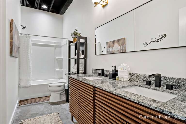 Lower level full bathroom