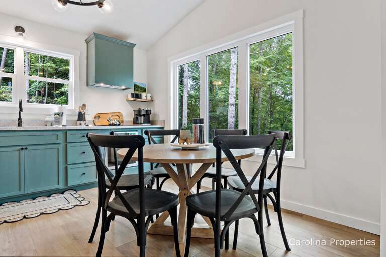 Kitchen table with seating for 6