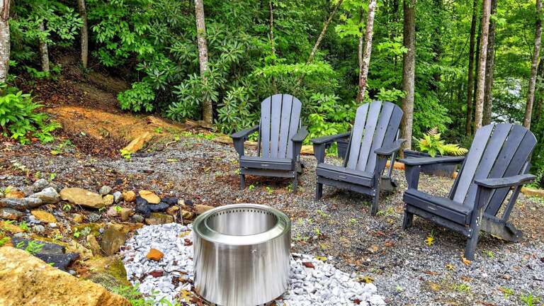 Fire pit area