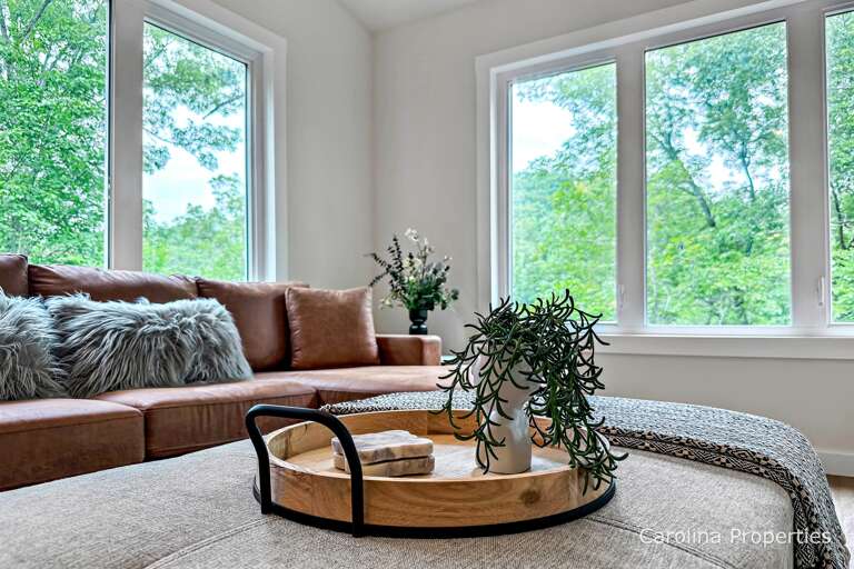 Tasteful decor throughout