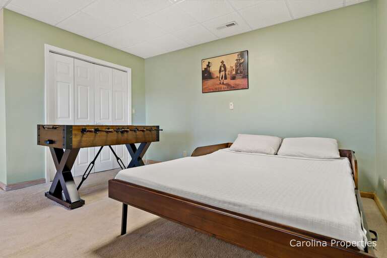 Optional Queen size Murphy Bed in the Lower Level Basement