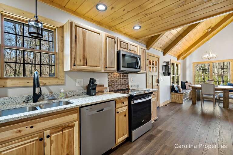 Open concept kitchen