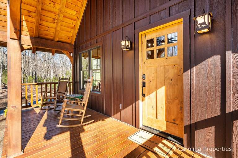 Right through this door awaits your quiet getaway