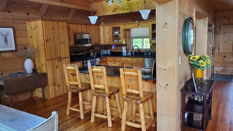 Fully stocked kitchen on the main level. Fully stocked kitchen on the main level.
