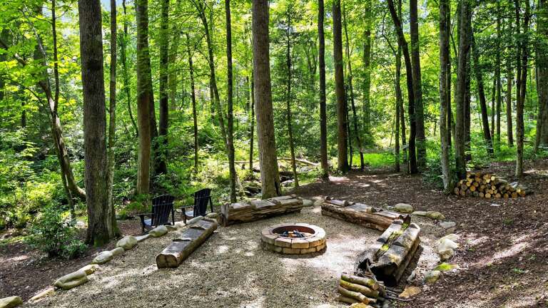 Gather around the fire pit!