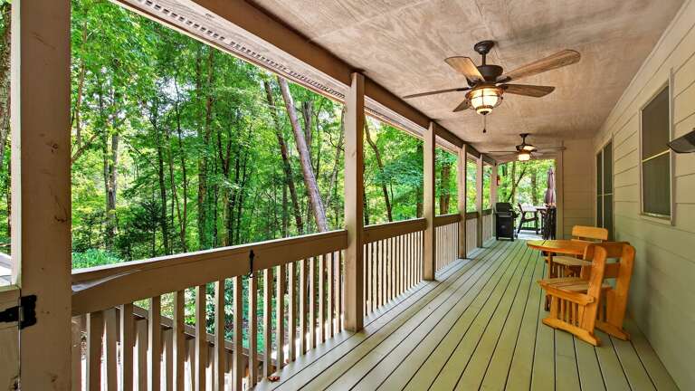 Upper-level wrap around deck