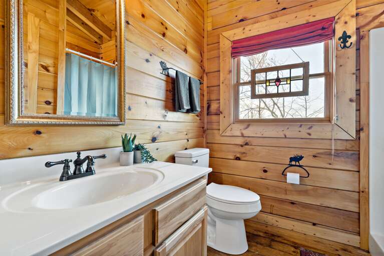 Full bathroom upstairs