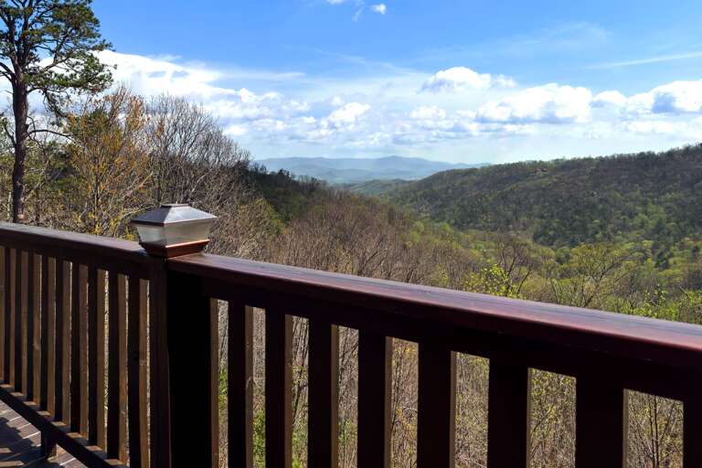 Take in the views from the deck