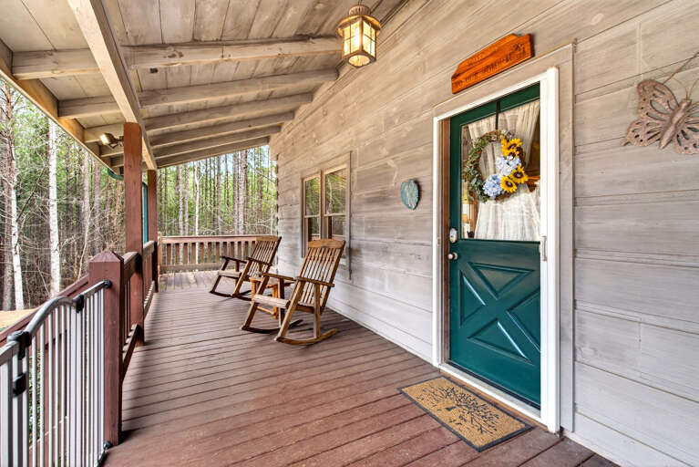 Enjoy your coffee on the front porch