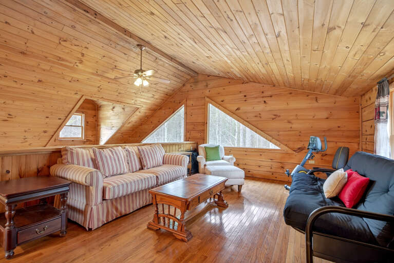 Gather in the loft for a movie