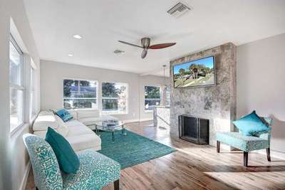 Beautiful living room area