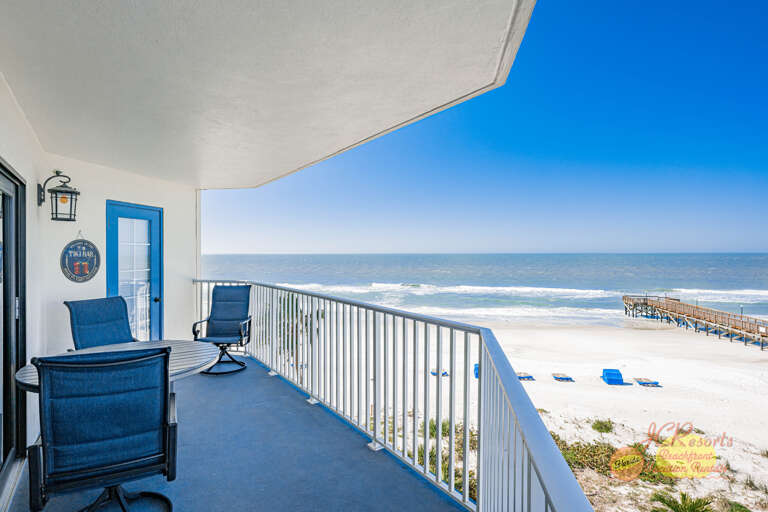 Beach Palms 409 balcony