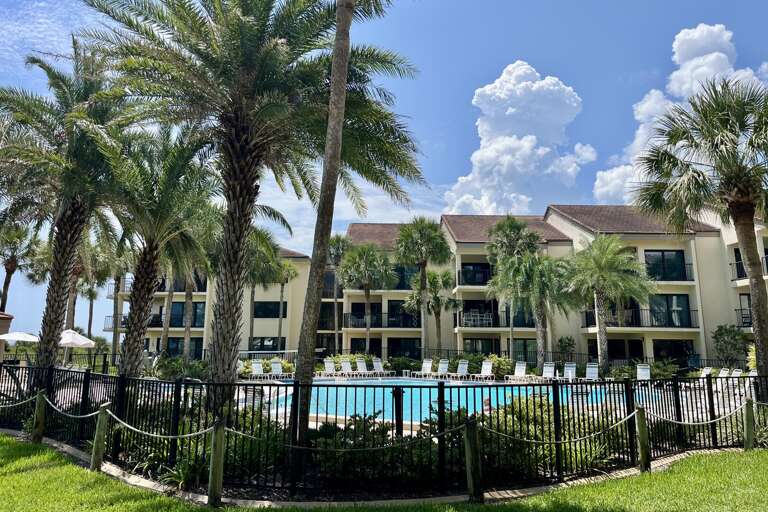 Pacifica/Aegean pool view from patio