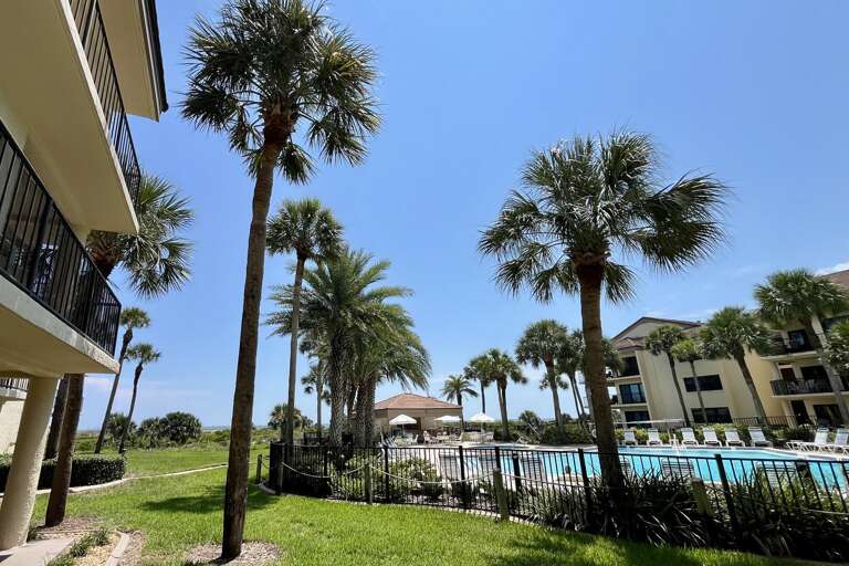 Pacifica/Aegean pool view from patio