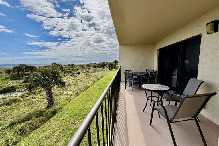 Oceanfront balcony