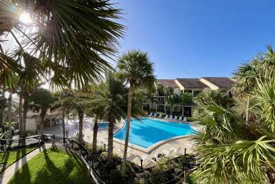 Pacifica/Aegean pool view from balcony