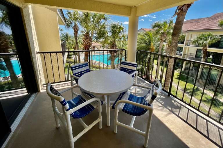 ocean side view balcony