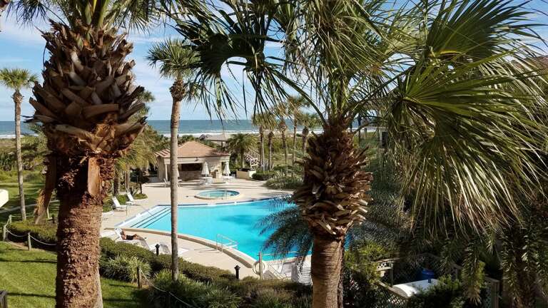 pool/ocean view from balcony