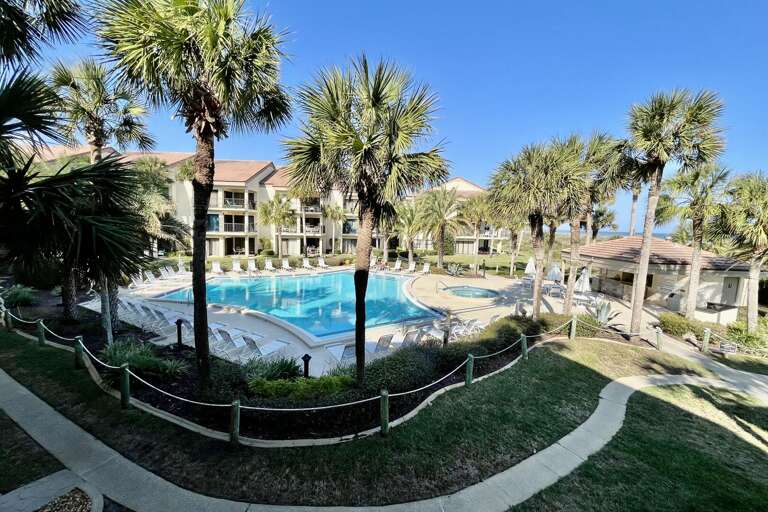 Aegean/Pacifica pool view from balcony