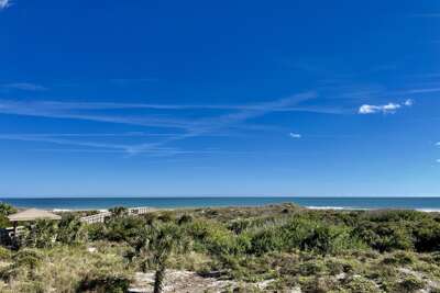 Oceanfront view from balcony