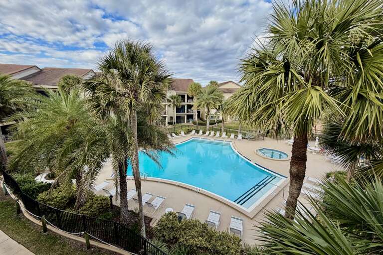 Aegean/Pacifica pool view from balcony