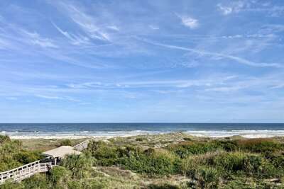 Oceanfront view from balcony
