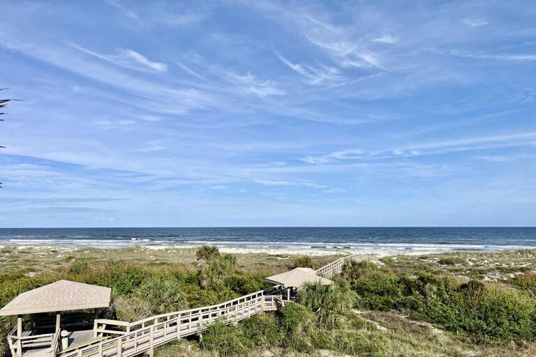 Oceanfront view from balcony