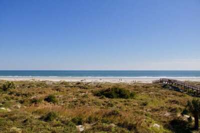 Ocean front view from balcony