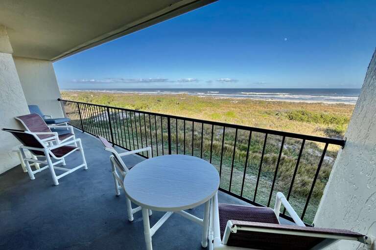 Oceanfront balcony