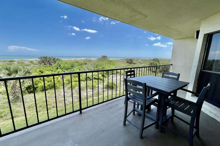 oceanfront balcony