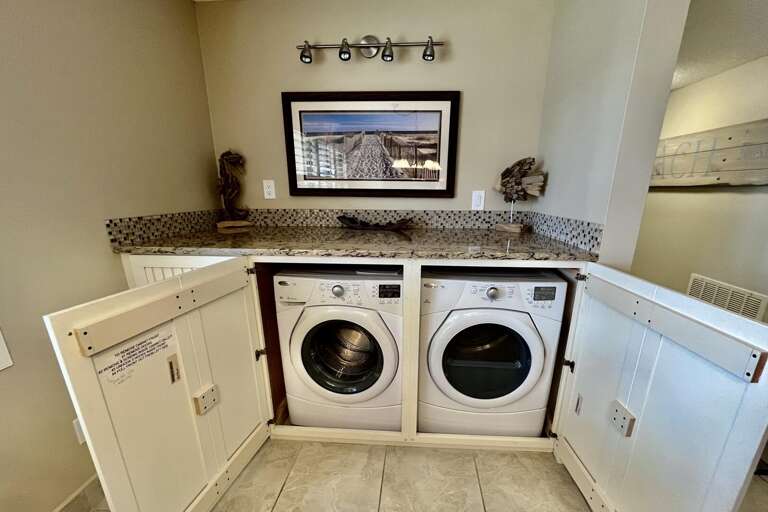 laundry area
