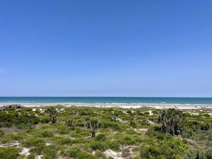Oceanfront view from balcony