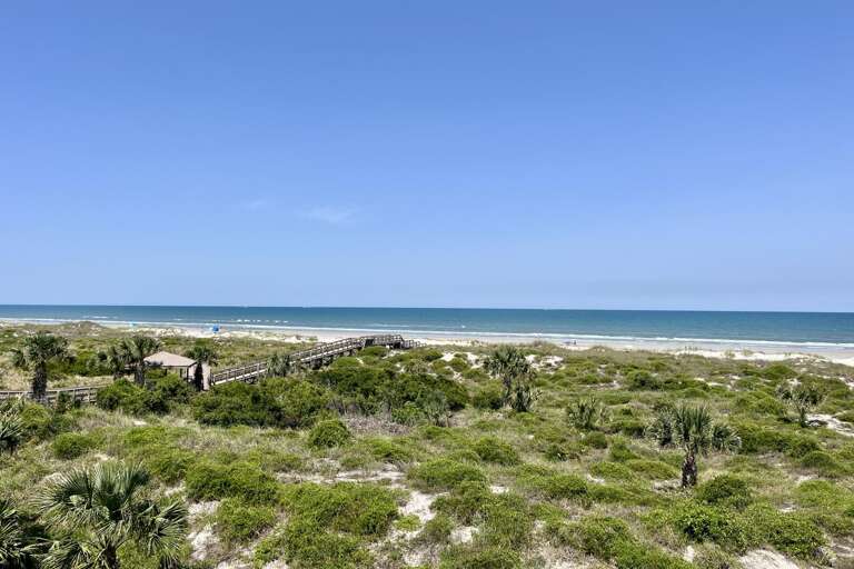 Oceanfront view from balcony