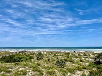 Oceanfront view from balcony