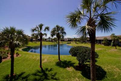 View from enclosed lanai