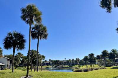 Del Lago lagoon view from lanai