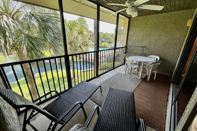 screened lanai off bedroom 1