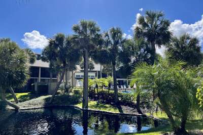 Village Del Prado pool view from lanai