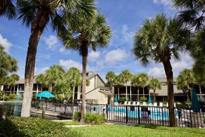 Las Palmas pool view from lanai