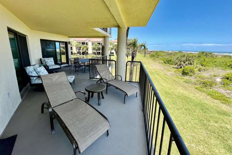 Oceanfront balcony