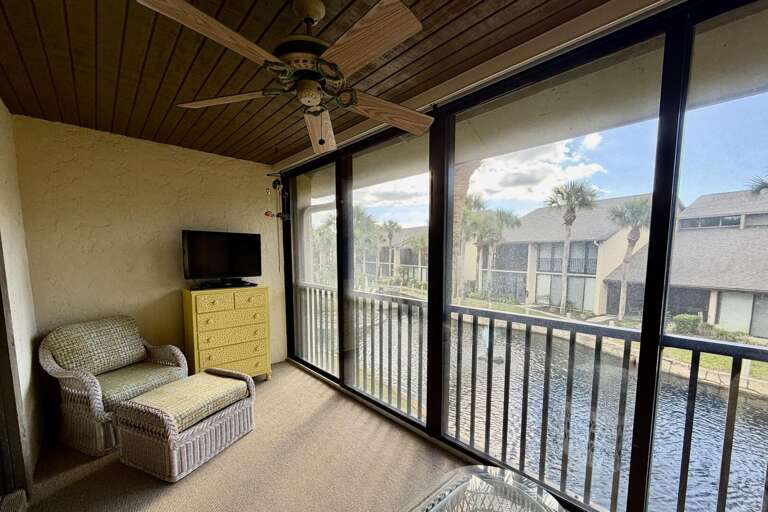 Enclosed lanai off main bedroom