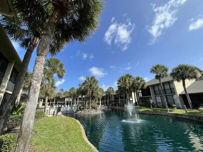 Las Palmas lagoon/pool view 